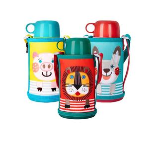【自营】TIGER虎牌儿童保温杯MBR-T06G小学生双盖吸管水杯子600ml