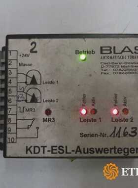 Blasi KDT-ESL-Auswerteger?t Serien-Nr. 1163 Automatische Tü