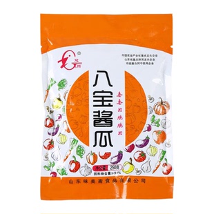 八宝酱瓜山东酱菜下饭菜酱黄瓜酱腌菜喝粥小菜小咸菜袋装开胃腌制