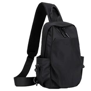 斜挎包男款大容量斜挎包单肩包休闲胸前防水牛津布户外小单肩背包