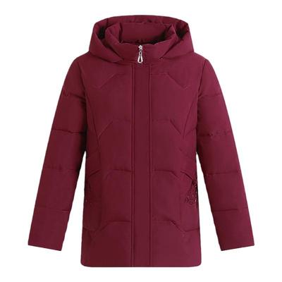 中老年女装大码羽绒棉棉服