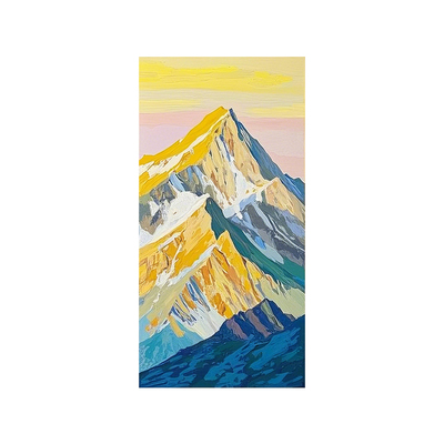 白鹿艺术手绘油画印象风景装饰画