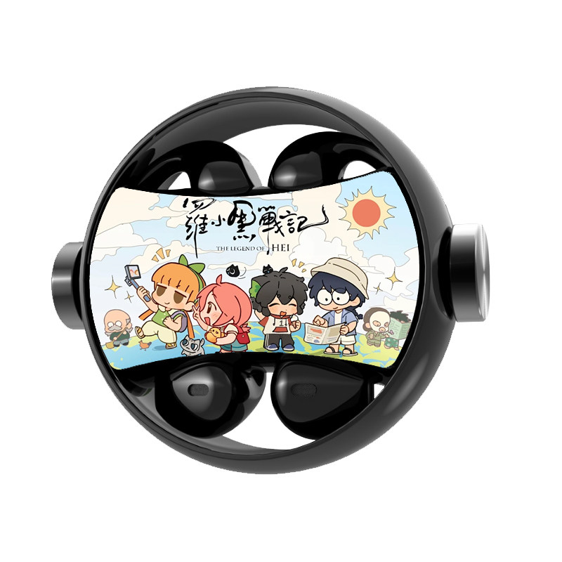 罗小黑战记2蓝牙耳机无限比丢二次元可定制周边Diy夹耳入耳式通用
