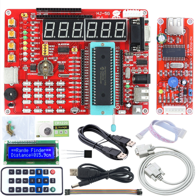 慧净 PIC16F877A单片机开发板 pic学习板 编程实验板 送教程C源码