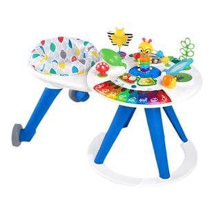 美国Kids2 baby einstein伴我成长4合1多功能宝宝学步车游戏桌
