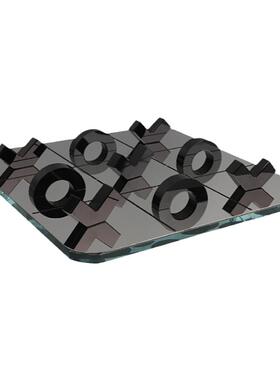 简约水晶棋盘工艺品家居摆件装饰