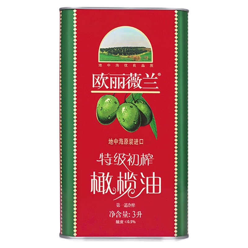 特级初榨橄榄油铁罐装