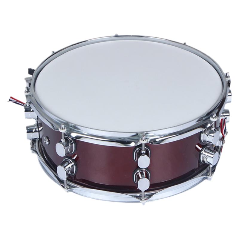架子鼓14寸军鼓 高品质打击乐器通用 含沙带鼓皮演出练习琴行教学