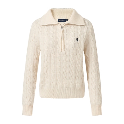 POLOWALK女士羊毛衫翻领