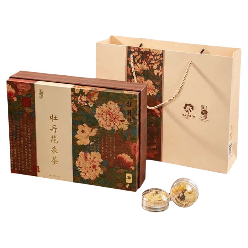尧舜牡丹整朵全花茶菏泽特产礼盒