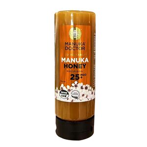 新西兰Manuka Doctor麦卢卡医生蜂蜜挤压式MGO25+便捷纯正 500g