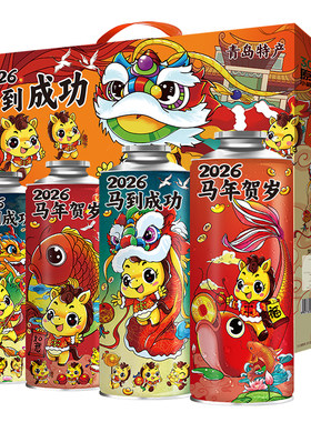 青岛特产原浆精酿啤酒礼盒装整箱