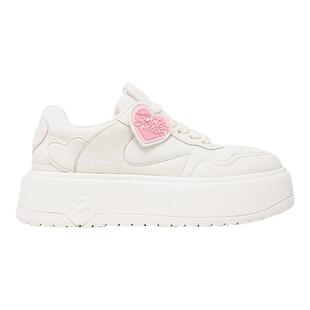 【黄子弘凡同款】PinkAmor丘比特厚底小白鞋增高保暖休闲板鞋女鞋