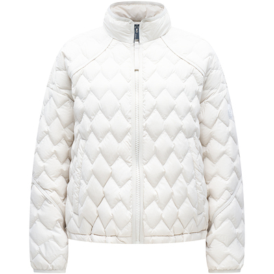 绗缝设计羽绒服轻运动风夹克外套