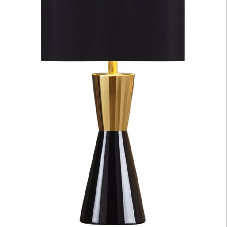 后现代美式台灯卧室床头灯欧式创意陶瓷简约现代客厅温馨结婚婚房