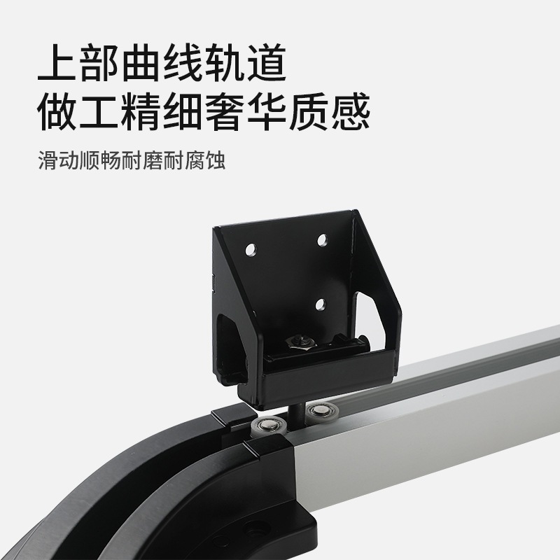 内推巴士门平移门滑轨衣帽间主卧隐形房门推拉平面门轨道五金配件