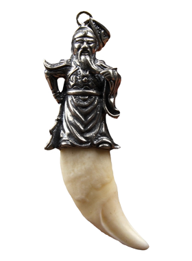 藏獒牙齿镶嵌男士饰品吊坠项链