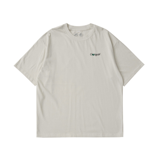 Battles 乌龙球少林岛短袖美式复古印花宽松纯棉T恤夏季休闲圆领