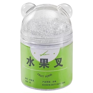 食品级加厚加硬一次性水果叉罐装