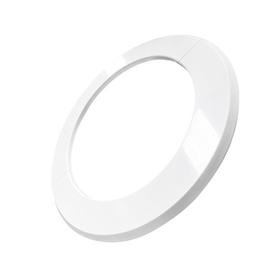 厨房排烟管装饰圈玻璃墙孔遮挡盖板抽烟机吊顶烟道宽边美化罩神器