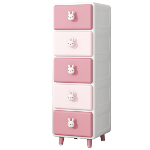 收纳箱抽屉式塑料家用客厅玩具零食柜收纳柜子多层衣服整理储物柜