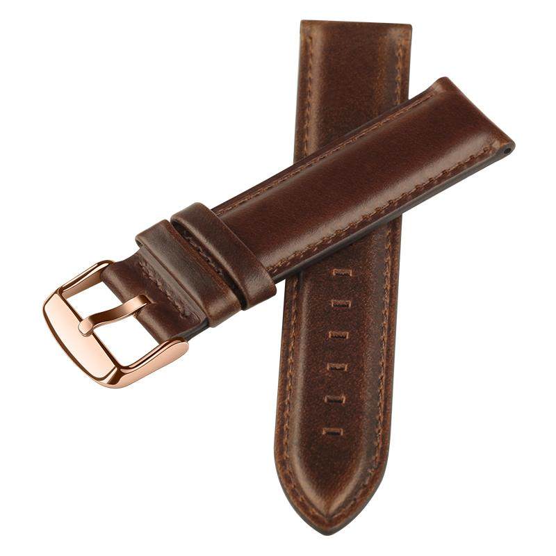 真皮表带男平纹手表带女配件表链代用DW天梭浪琴卡西欧天王飞亚达