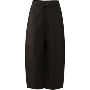 娅丽达莱赛尔棉香蕉裤女2026春新款休闲女裤小个子窄版九分镰刀裤