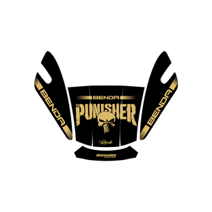 适用于26款奔达灰石250CVT彩绘油箱贴纸防滑加厚贴膜摩托车改装件