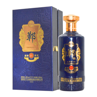 永不分梨郸酒窖龄18 39度浓香型白酒整箱4瓶礼盒装临漳特产礼品酒