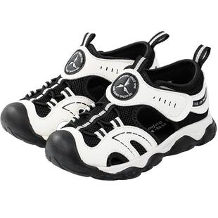 江博士奥莱特卖夏季新款男女童包头凉鞋运动风简约舒适学步鞋