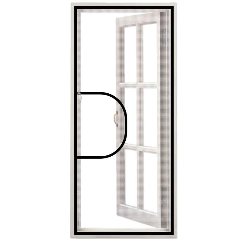 窗户防蚊纱窗纱网自装隐形沙窗门帘家用自粘外开窗免打孔沙网定制