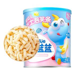 淘乐乐母婴小鹿蓝蓝婴幼儿手指泡芙条宝宝儿童磨牙棒芝士饼干零食辅食6个月