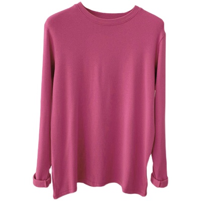 元熙6099-2厚加绒百搭长袖纯色