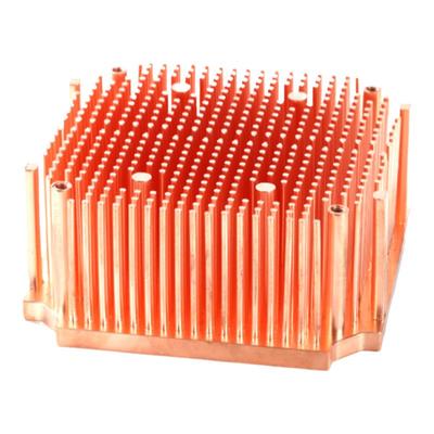 紫铜大功率针柱cpu超频散热器diy