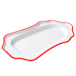 祥源美密胺餐具装烤乳猪专用盘商用仿瓷盘子上席托盘餐盘菜盘摆盘