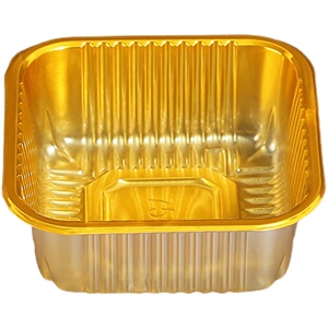 金色中秋冰皮绿豆糕透明月饼托