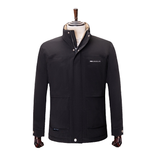 鼎铜羽绒服男立领冬季男款羽绒内胆高端商务保暖加厚短款中年外套