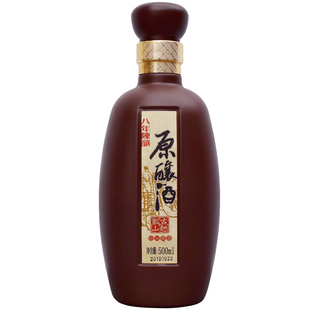 绍兴黄酒古越龙山花雕酒八年陈酿原酿酒糯米老酒礼盒500mlx6瓶装