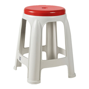 塑料凳子加厚高凳家用客厅化妆凳餐桌茶几圆凳椅子浴室凳子洗澡凳