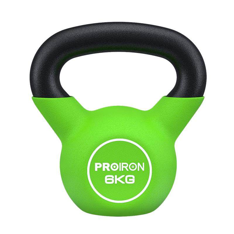 PROIRON/普力艾浸塑铸铁壶铃女士健身家用健身房竞技专业练臀