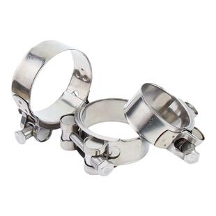304/201不锈钢强力型喉箍欧式单头抱箍加厚管箍加宽管卡卡箍卡子