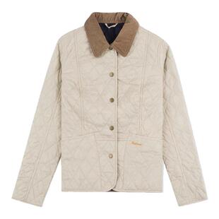 英国Barbour summer liddesdale绗缝菱格棉服夹棉保暖外套棉衣女