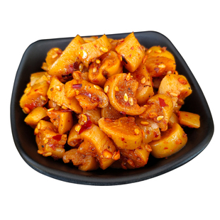 湖南特产麻辣萝卜干下饭菜香辣农家自制咸菜四川脆辣腌萝卜丁350g