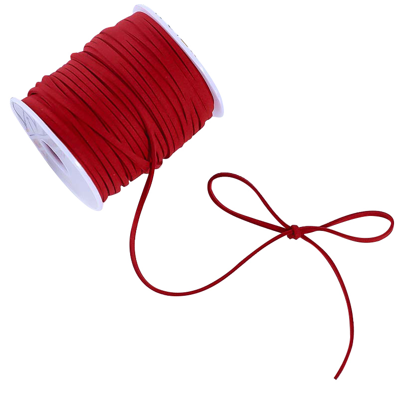 卓兰彩色3mm鹿皮绳手链项链绳绒绳饰品材料方diy皮绳皮绳手工辅料