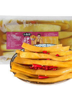 湖南特产大刀萝卜皮下饭菜泡菜