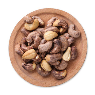 【果栗园】营养碳烤腰果坚果零食碳烤盐焗熟原味散装称重