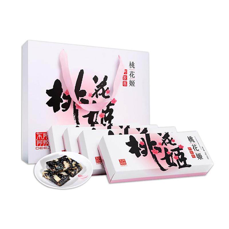 【送礼礼盒】任嘉伦推荐桃花姬阿胶糕75g*4东阿正品官方旗舰店