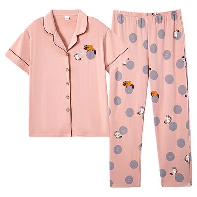 女士纯棉开衫可外穿套装