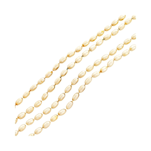 14K包金保色小米珠散链半成品链条链子diy手工项链手链首饰品配件