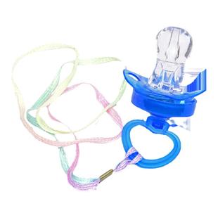 酒吧迪吧音乐节演唱会气氛道具闪光奶嘴口哨蹦迪酷炫幻彩发光奶嘴